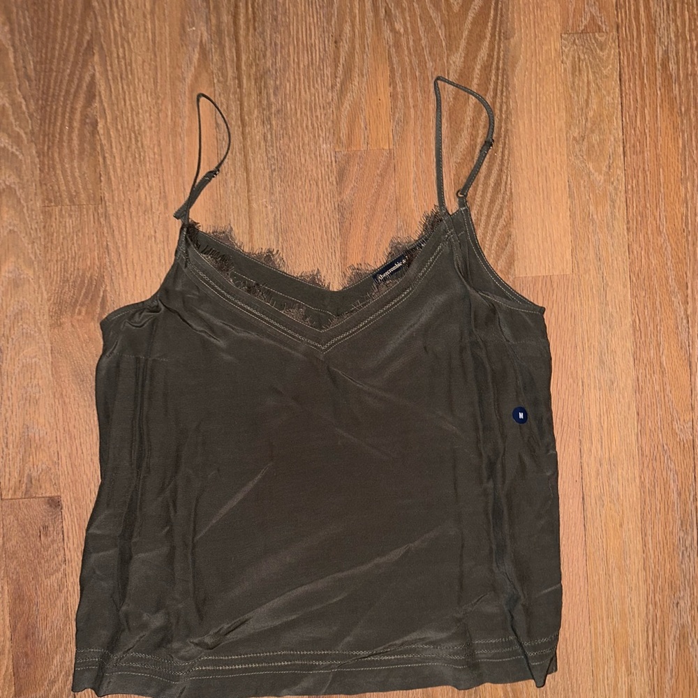 Abercrombrie top green size M